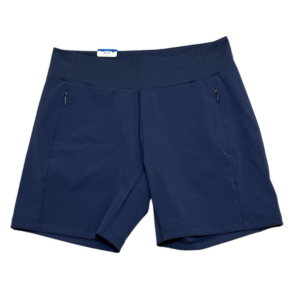 Columbia Women's Athletic Shorts - Navy Blue - Picture 1 of 5